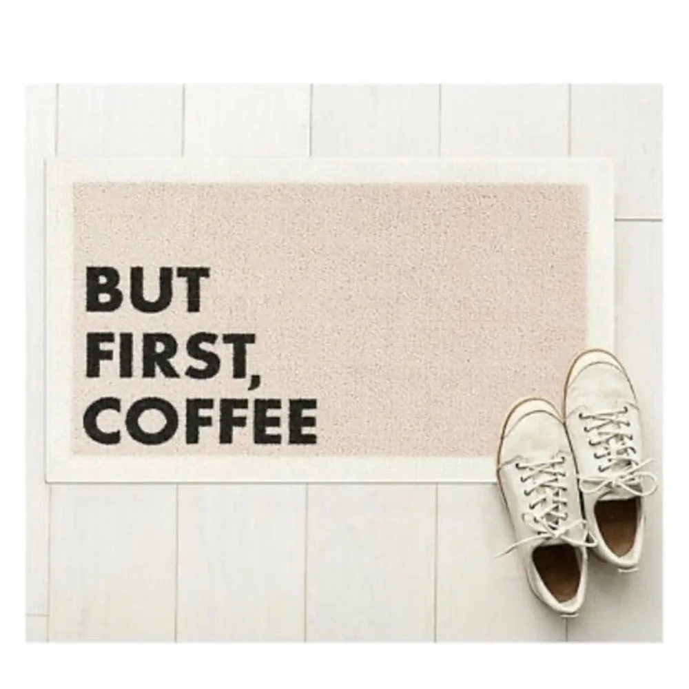 But First Coffee Accent Indoor Rug/Mat
